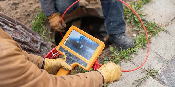 Sewer video camera inspection service